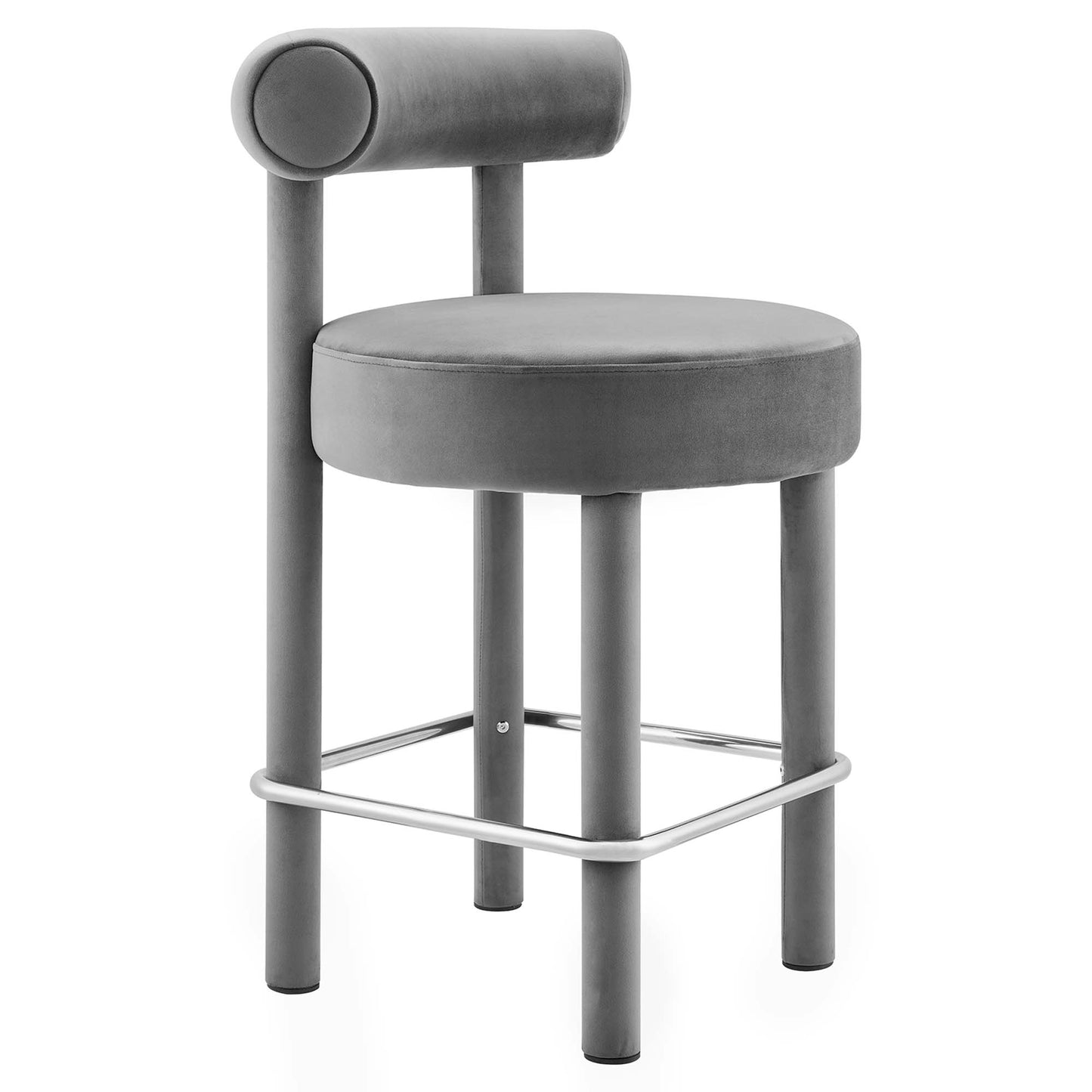 Toulouse Performance Velvet Counter Stool Set of 2