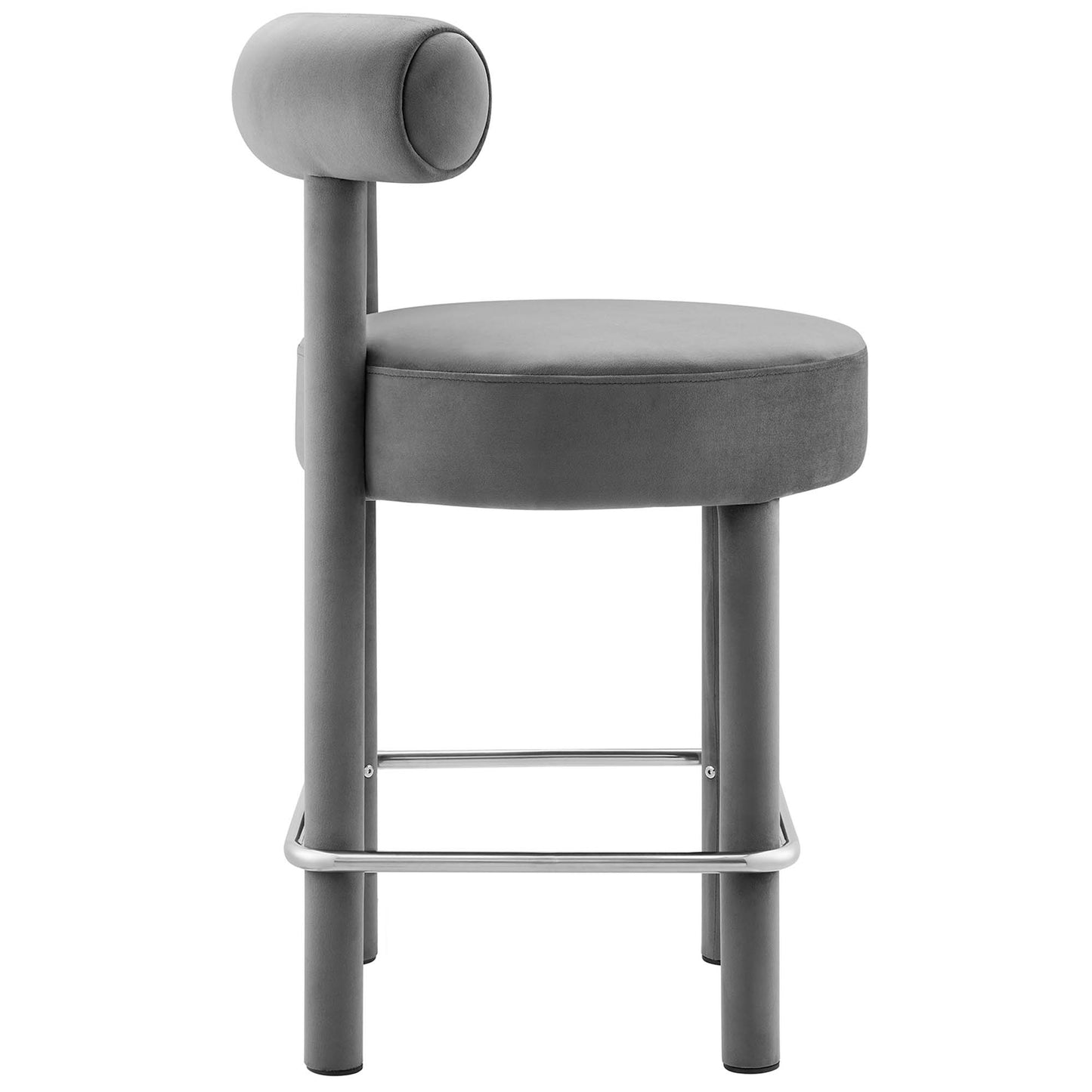 Toulouse Performance Velvet Counter Stool Set of 2