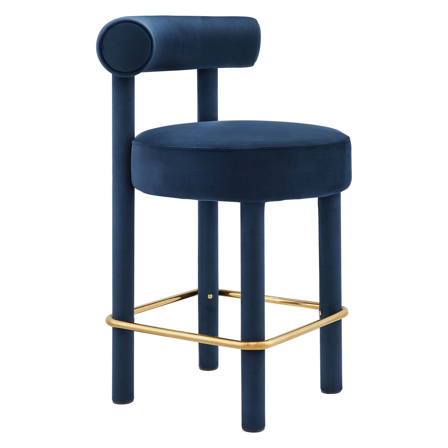 Toulouse Performance Velvet Counter Stool Set of 2