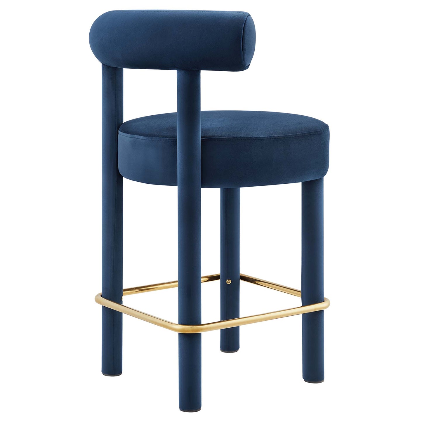 Toulouse Performance Velvet Counter Stool Set of 2