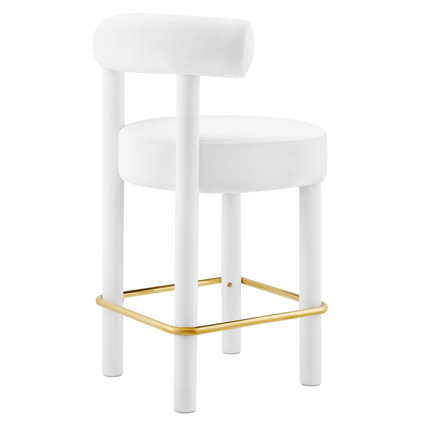 Toulouse Performance Velvet Counter Stool Set of 2