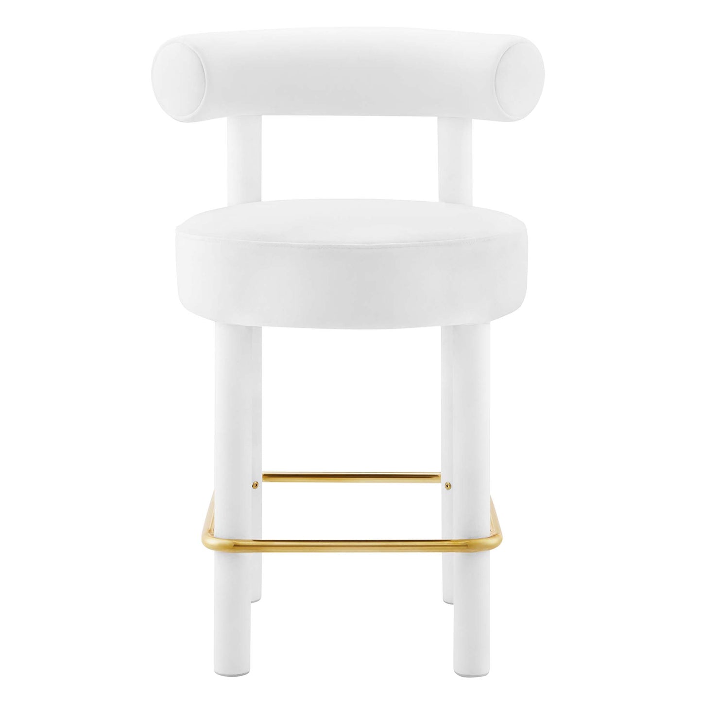 Toulouse Performance Velvet Counter Stool Set of 2