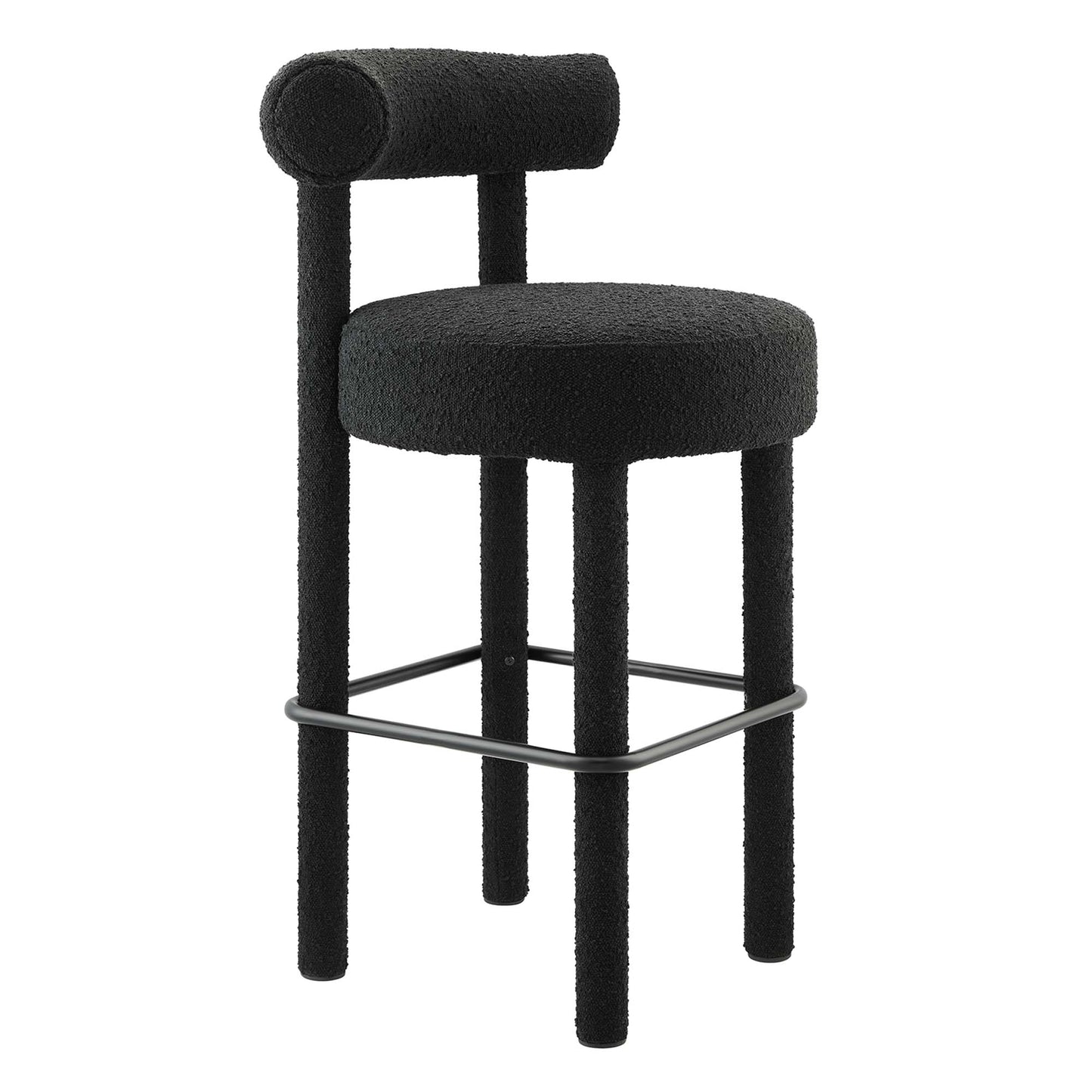 Toulouse Boucle Fabric Bar Stool Set of 2