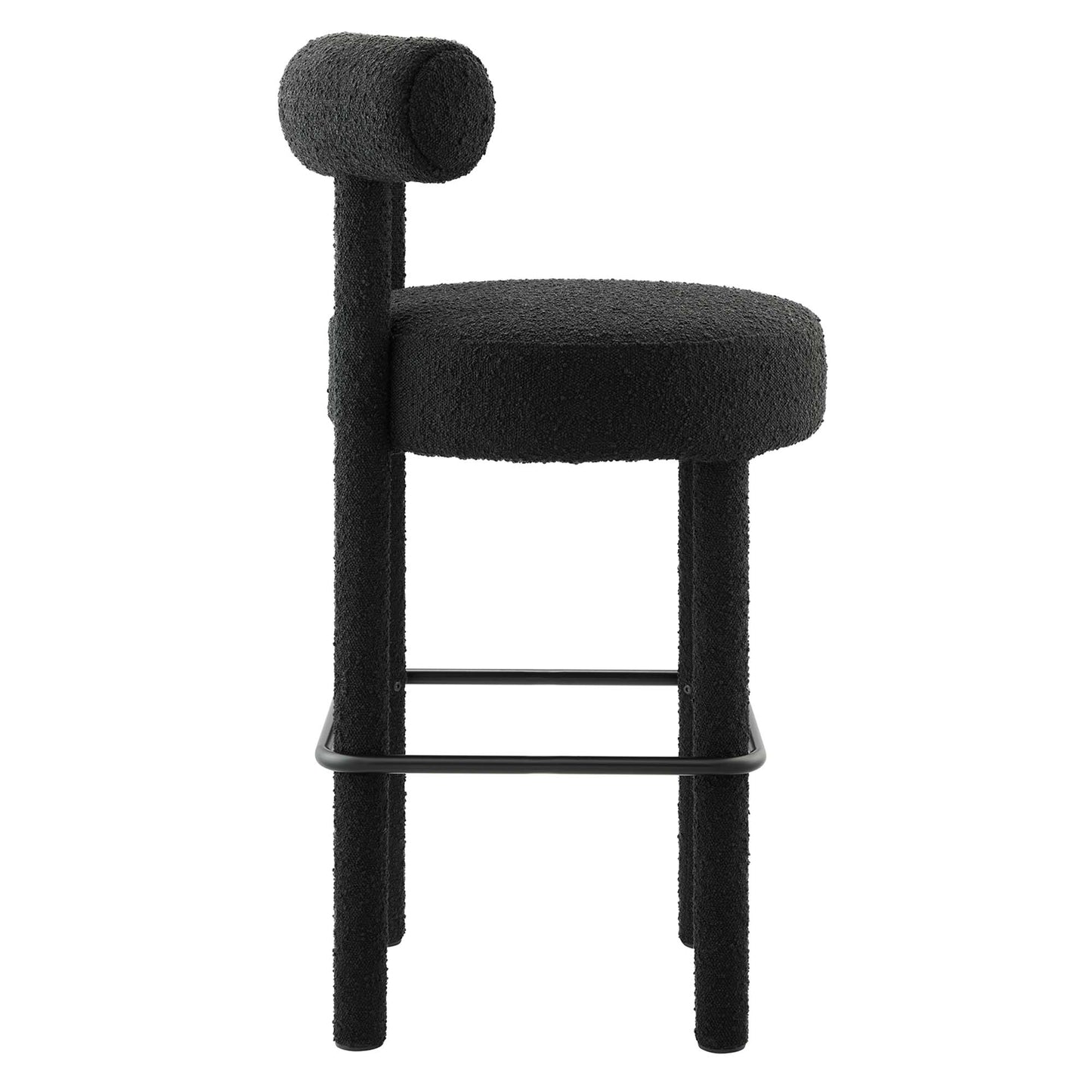 Toulouse Boucle Fabric Bar Stool Set of 2