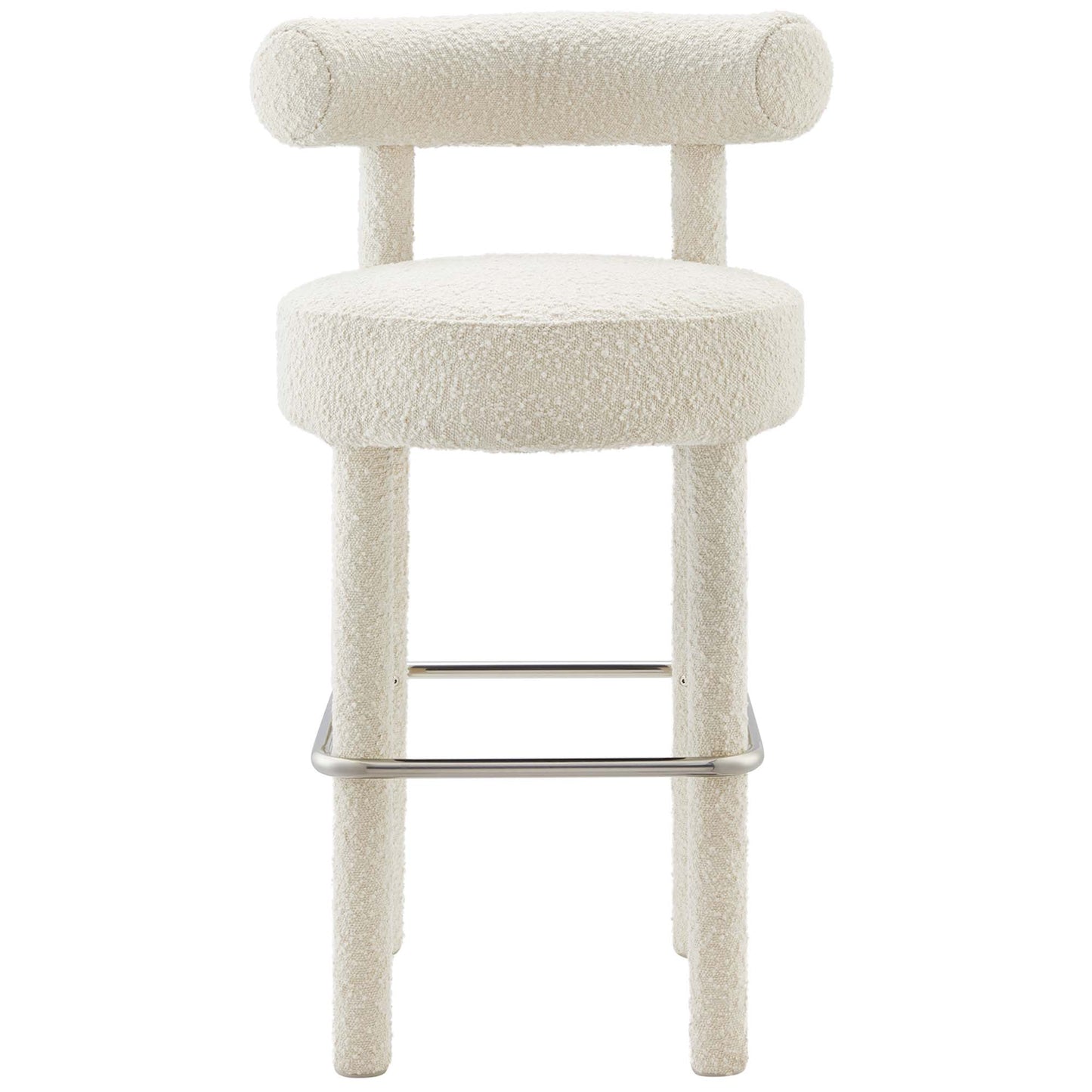 Toulouse Boucle Fabric Bar Stool Set of 2