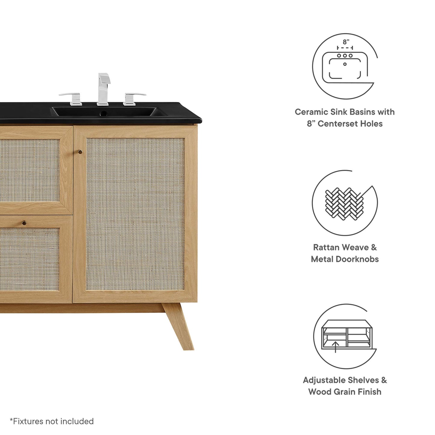 Soma 48” Double Sink Bathroom Vanity