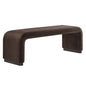 Koda Performance Velvet Waterfall Long Bench