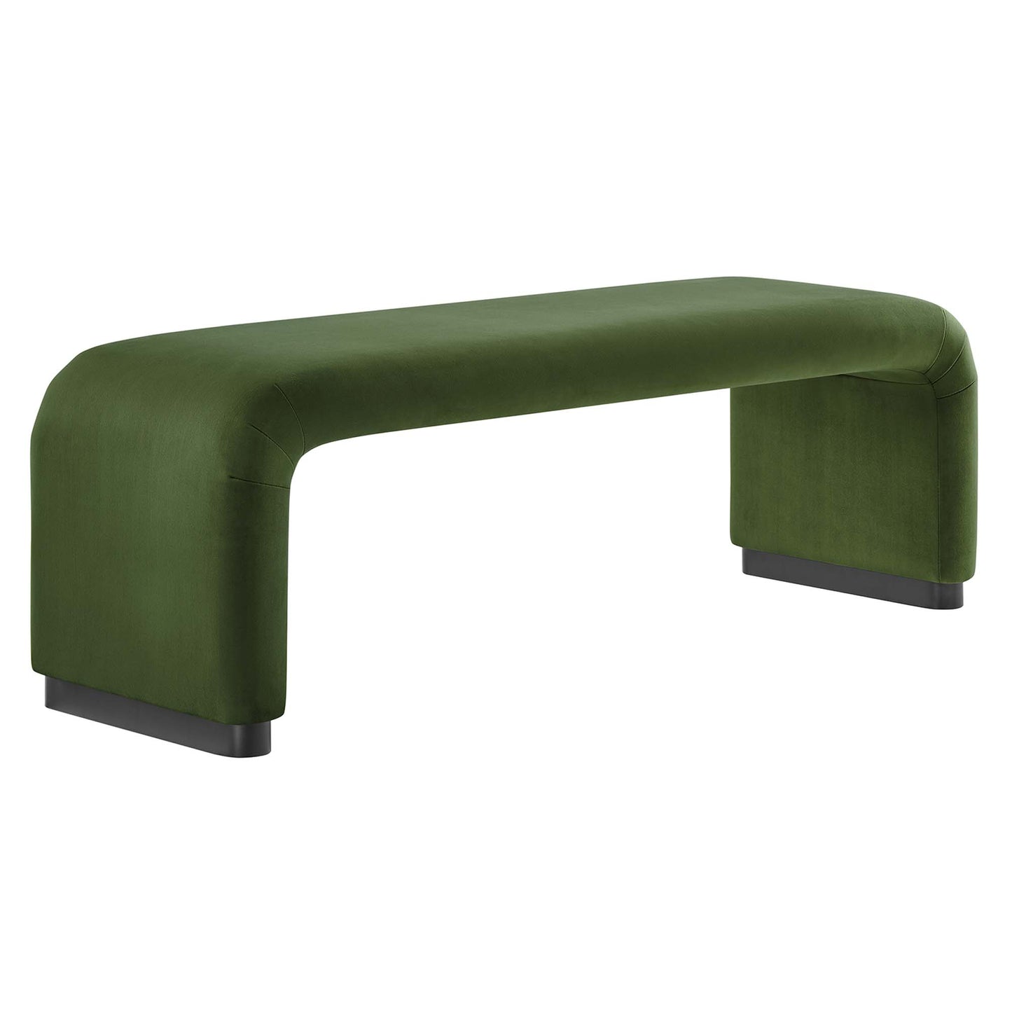 Koda Performance Velvet Waterfall Long Bench