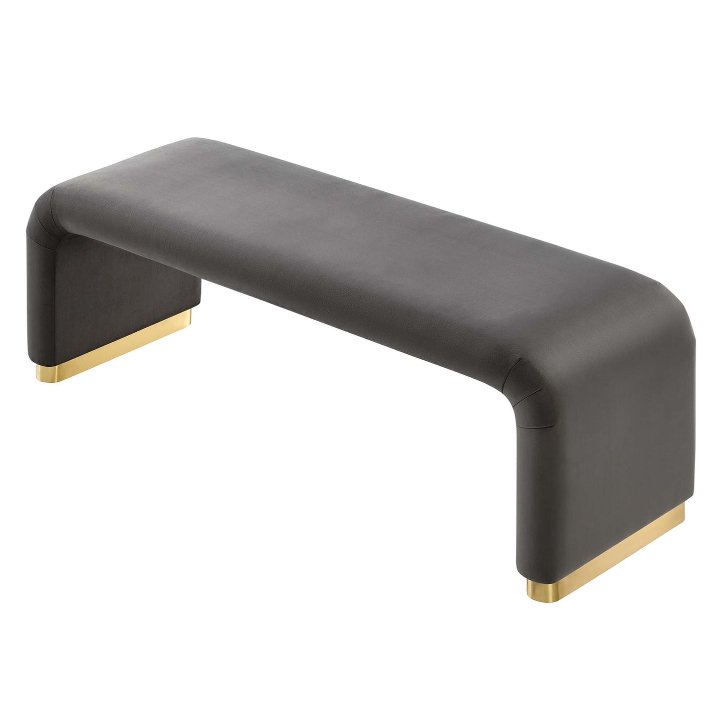 Koda Performance Velvet Waterfall Long Bench