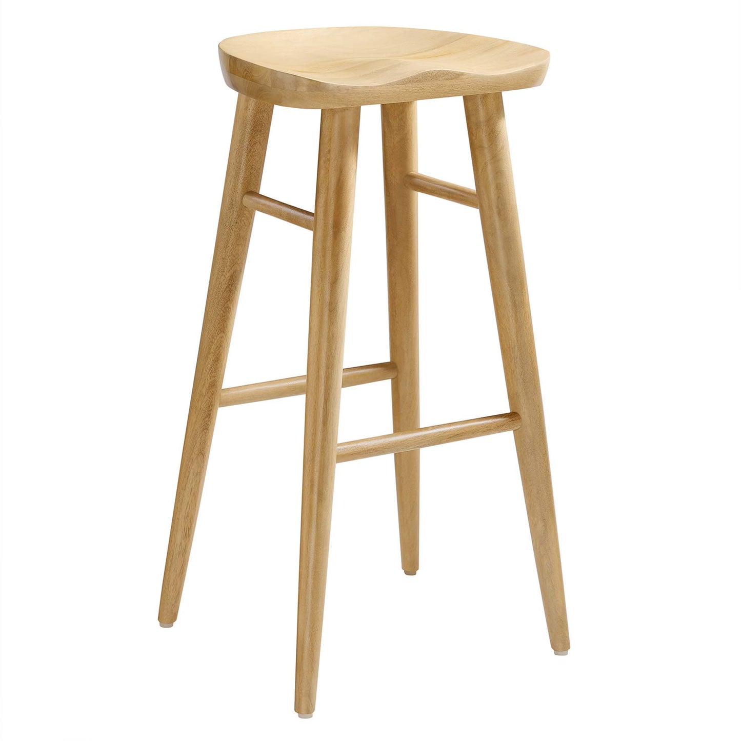 Lot de 2 tabourets de bar en bois sans dossier Saville par Modway