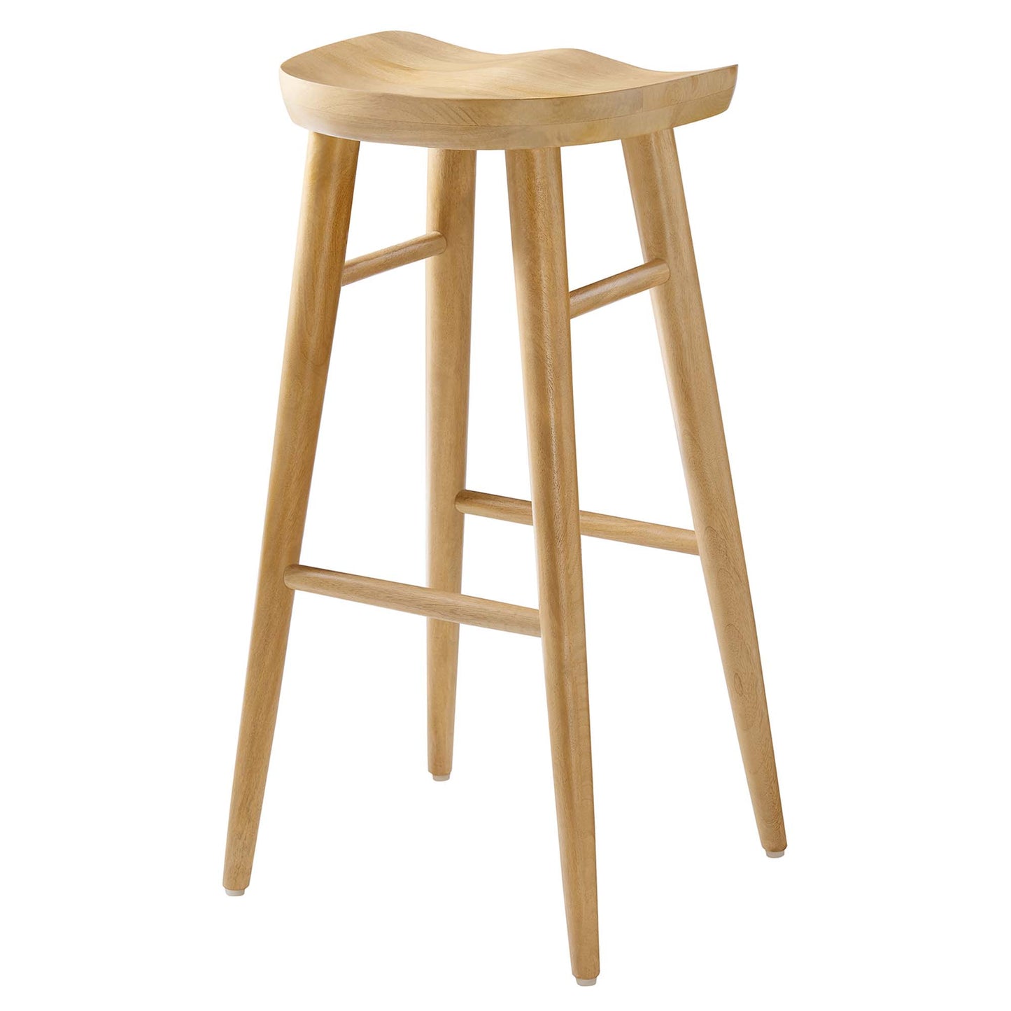 Lot de 2 tabourets de bar en bois sans dossier Saville par Modway