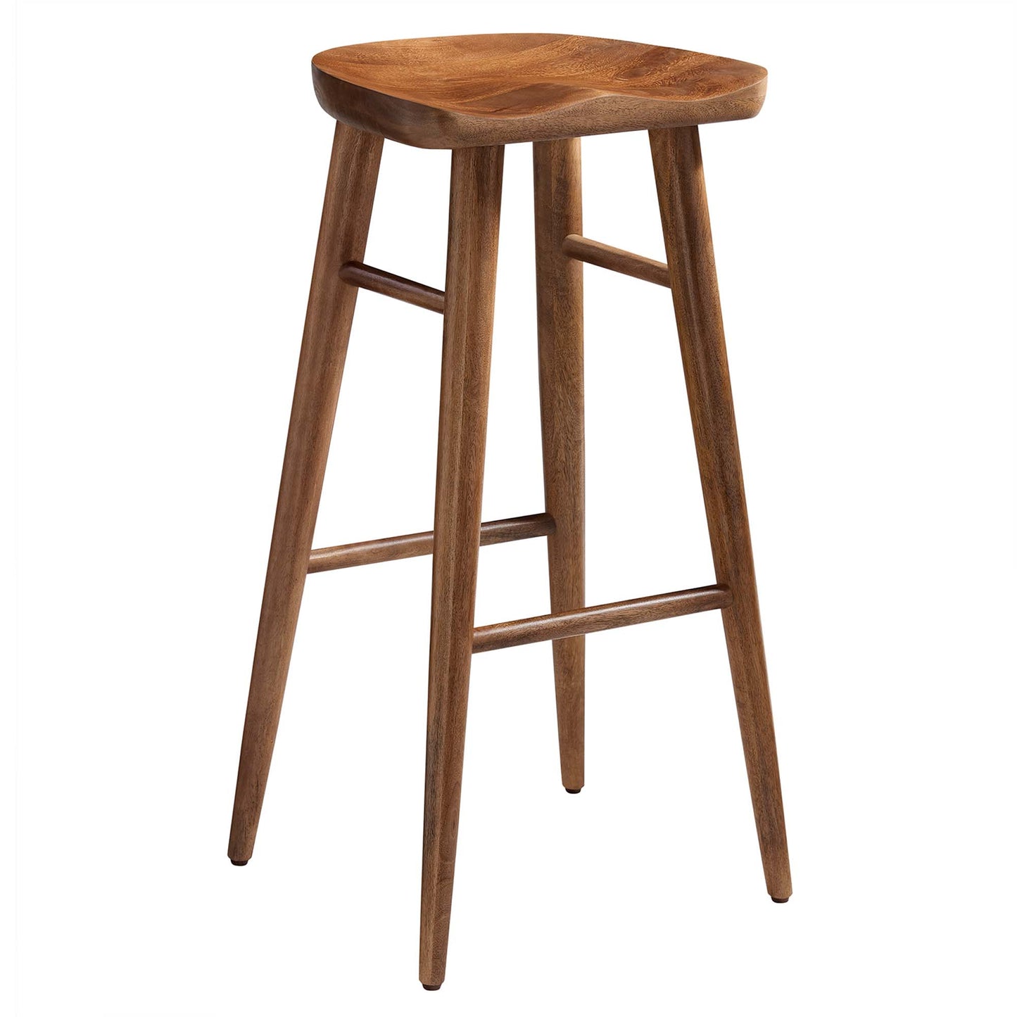 Lot de 2 tabourets de bar en bois sans dossier Saville par Modway