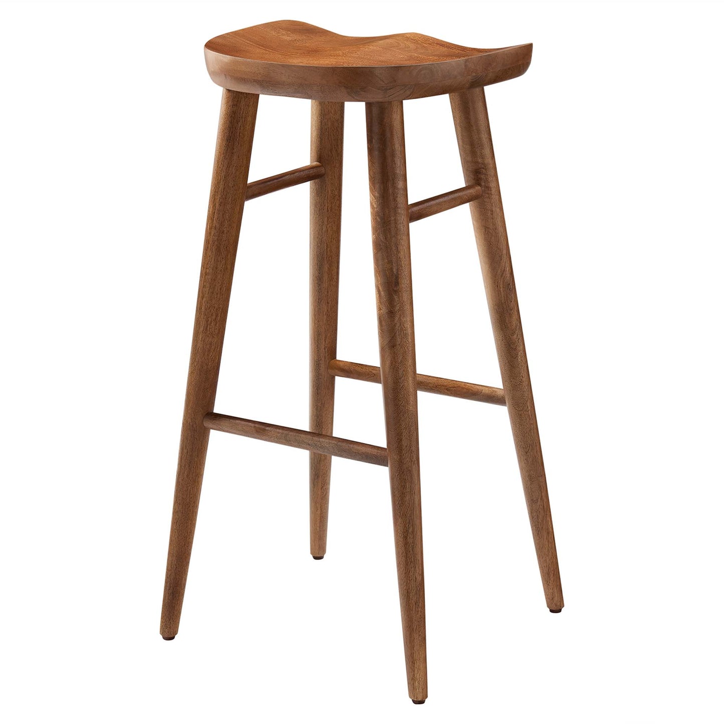 Lot de 2 tabourets de bar en bois sans dossier Saville par Modway