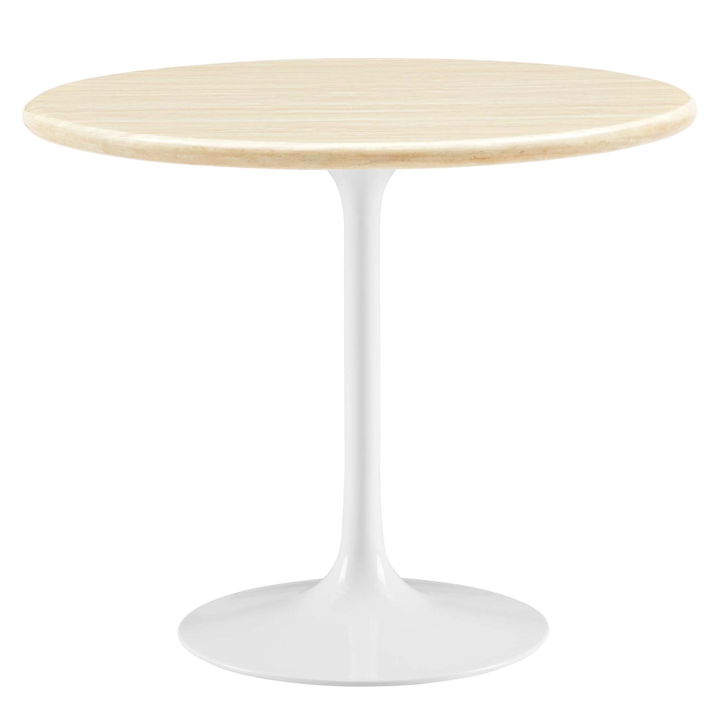 Lippa 36” Round Artificial TravertineDining Table