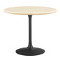 Lippa 36” Round Artificial TravertineDining Table