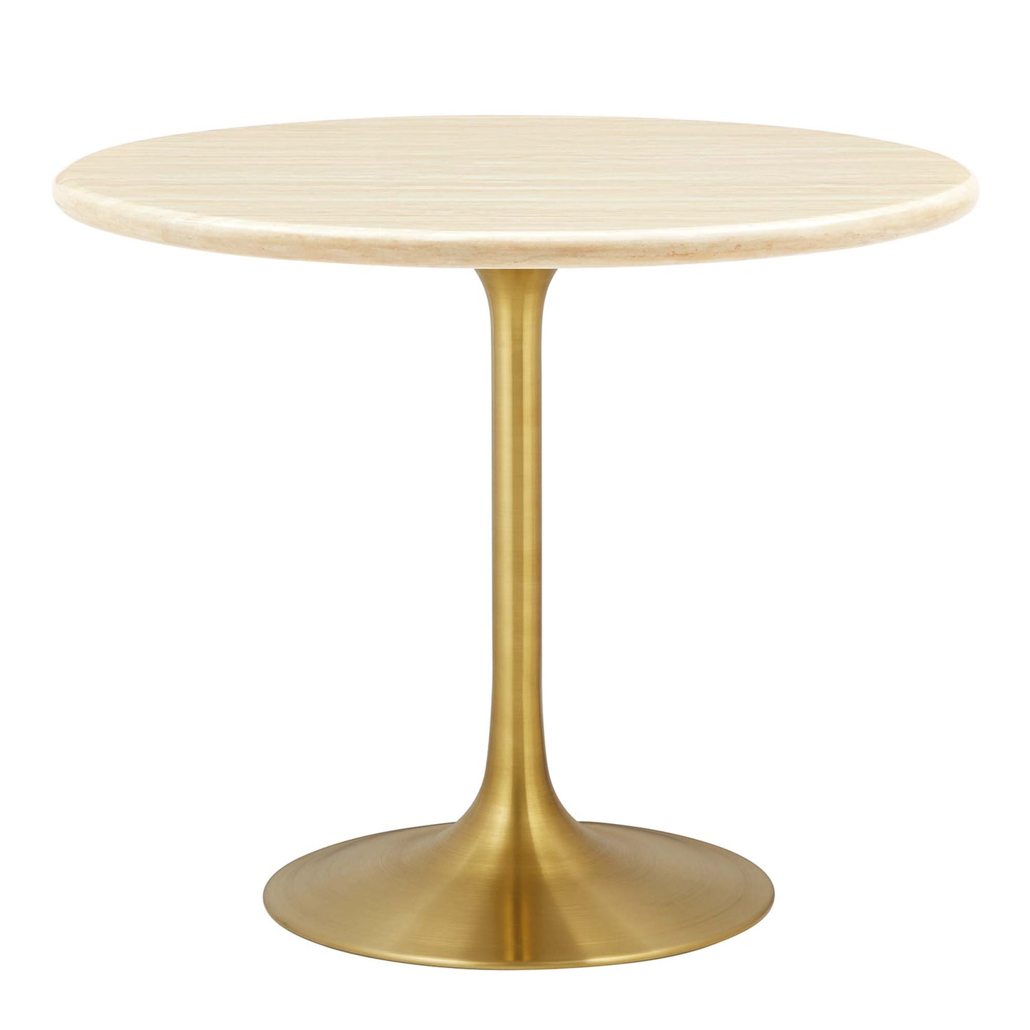 Lippa 36” Round Artificial TravertineDining Table