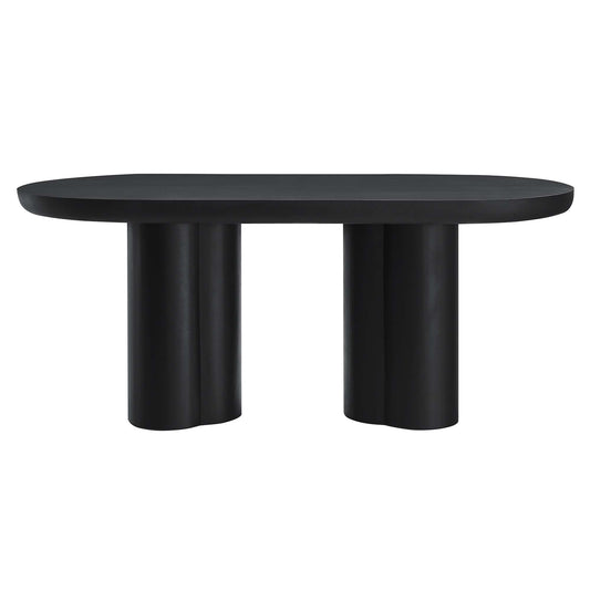 Caspian 72" Oval Concrete Dining Table