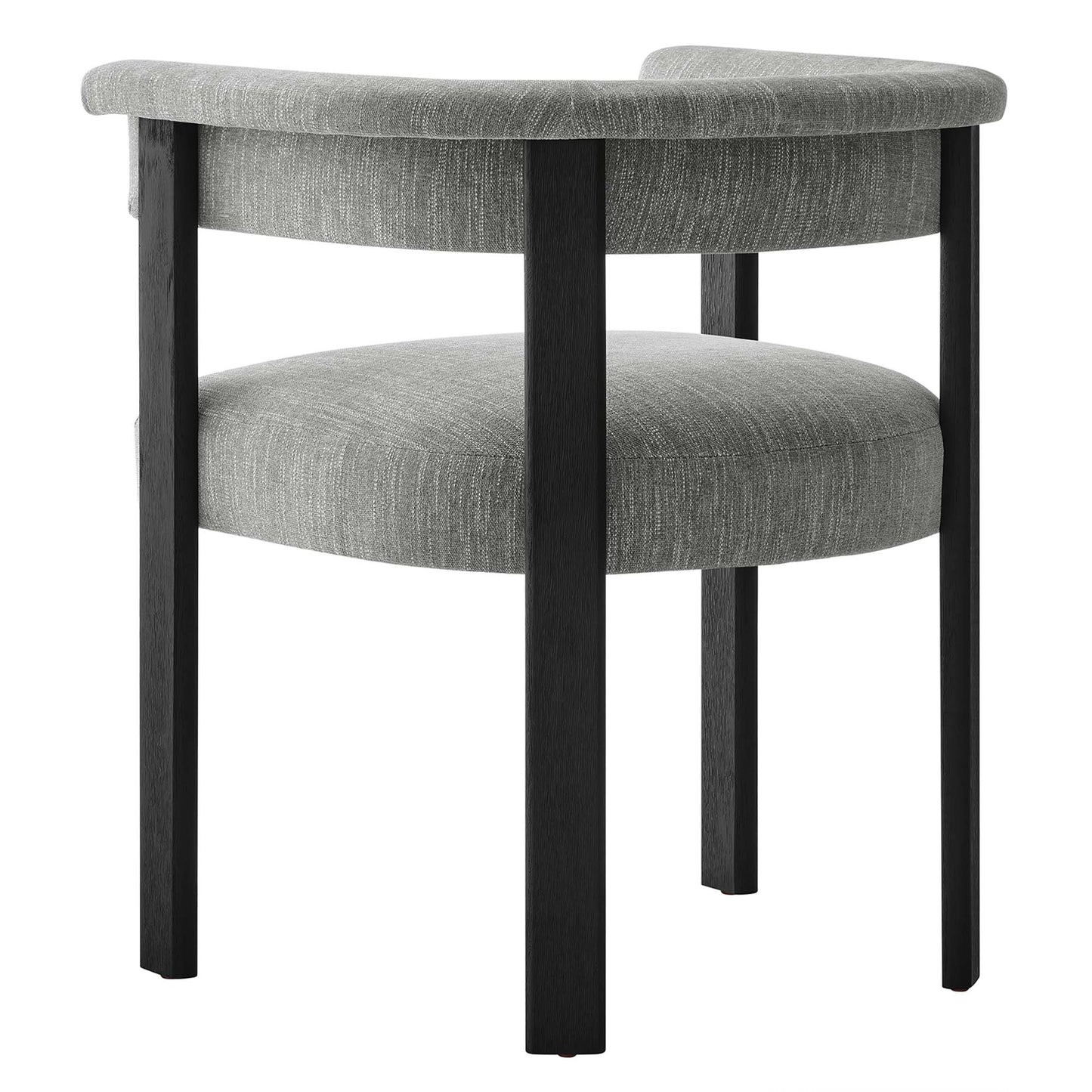 Imogen  Fabric Upholstered Barrel Dining Chairs Set of 2