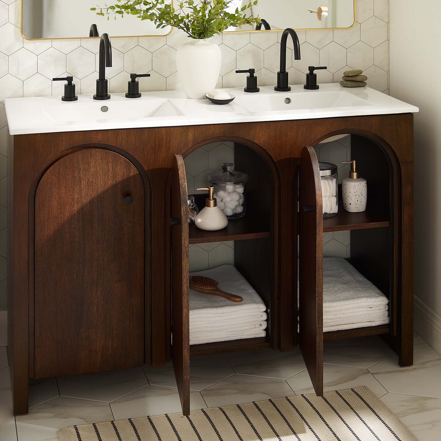 Appia 48" Double Sink Bathroom Vanity