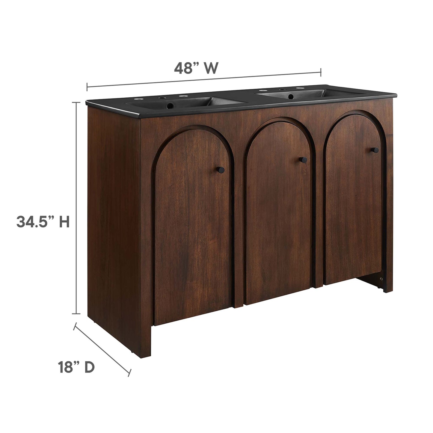 Appia 48" Double Sink Bathroom Vanity