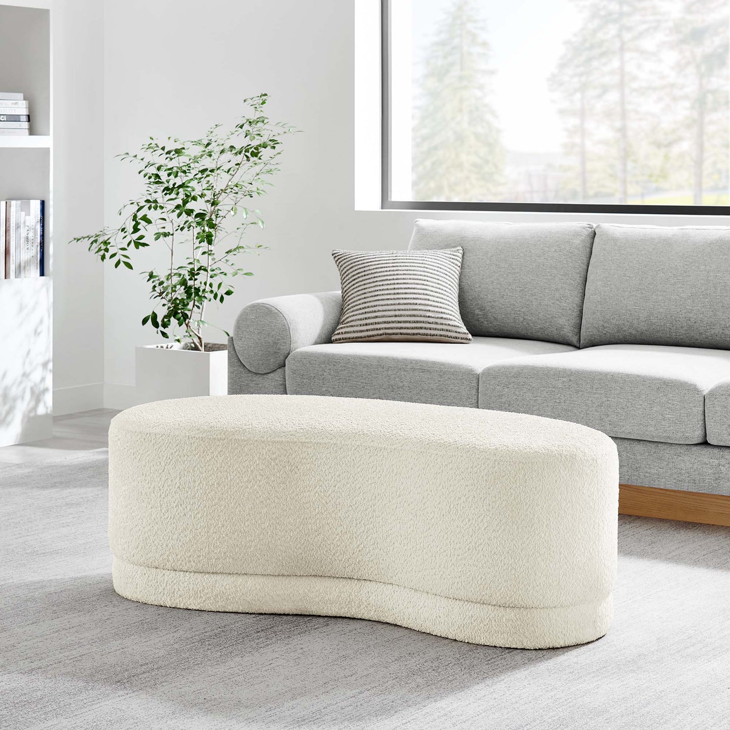 Nimbus 48" Upholstered Ottoman Bench