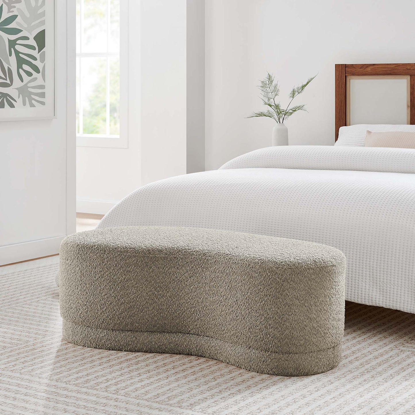 Nimbus 48" Upholstered Ottoman Bench