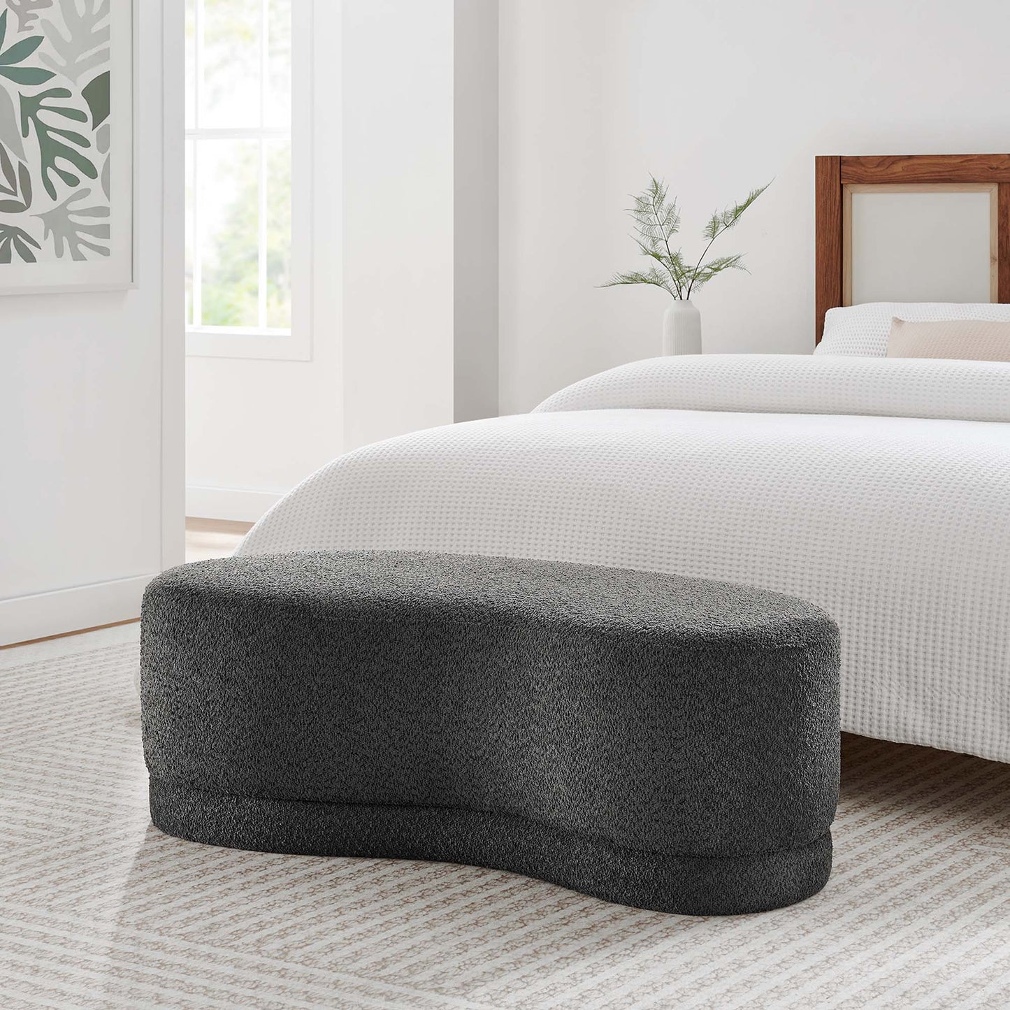 Nimbus 48" Upholstered Ottoman Bench