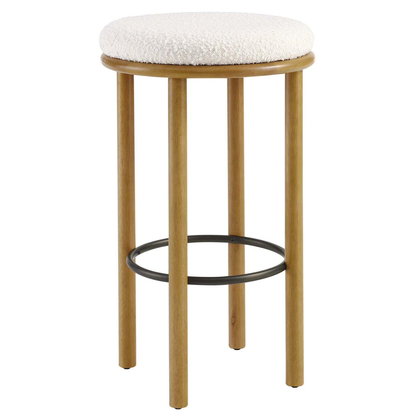 Fable Boucle Fabric Bar Stools Set of 2