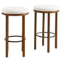 Fable Boucle Fabric Bar Stools Set of 2