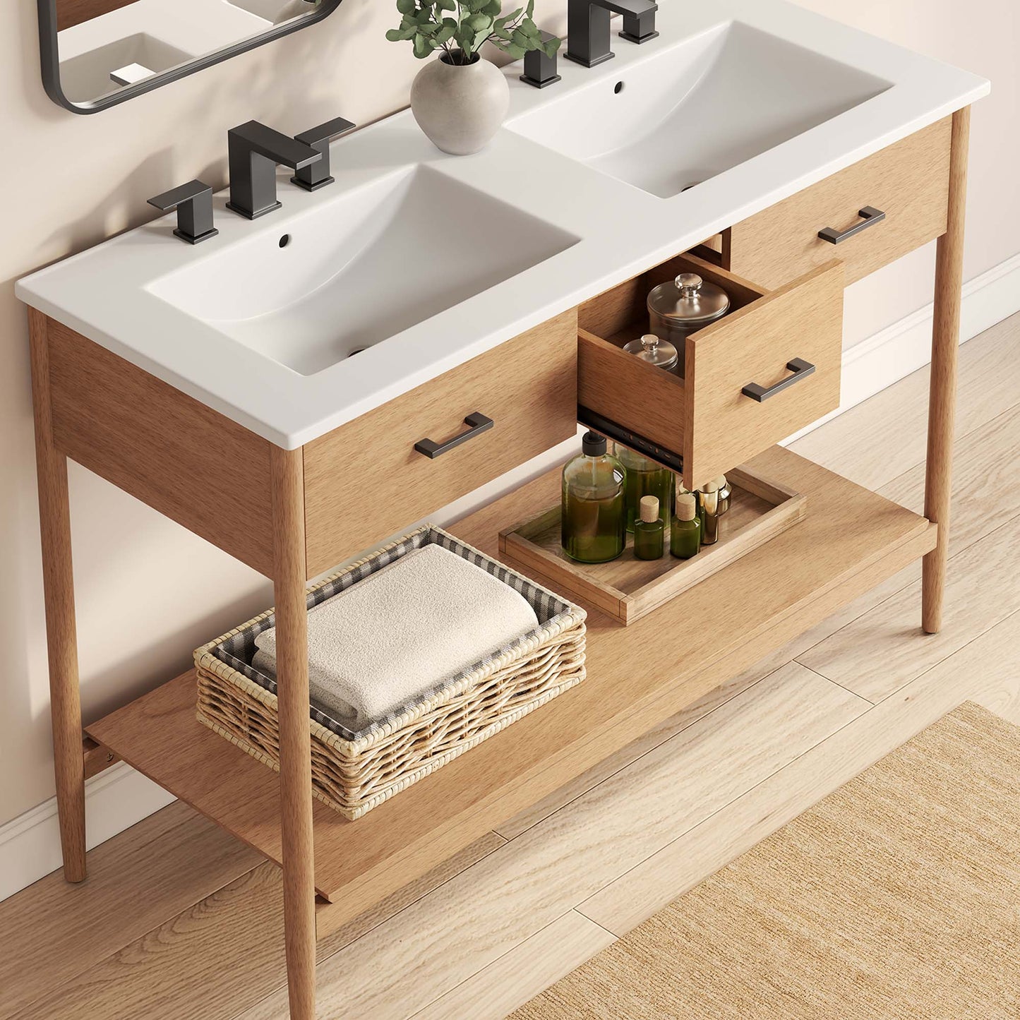 Zaire 48" Double Sink Bathroom Vanity