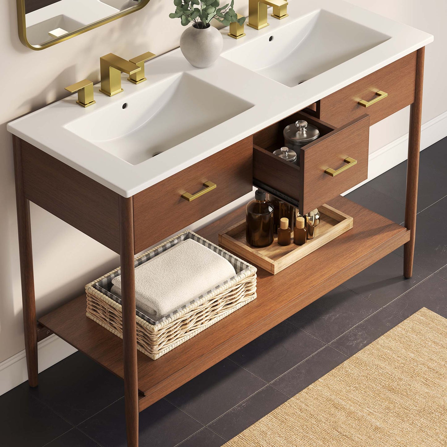 Zaire 48" Double Sink Bathroom Vanity