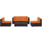 Camfora 5 Piece Outdoor Patio Sectional Set