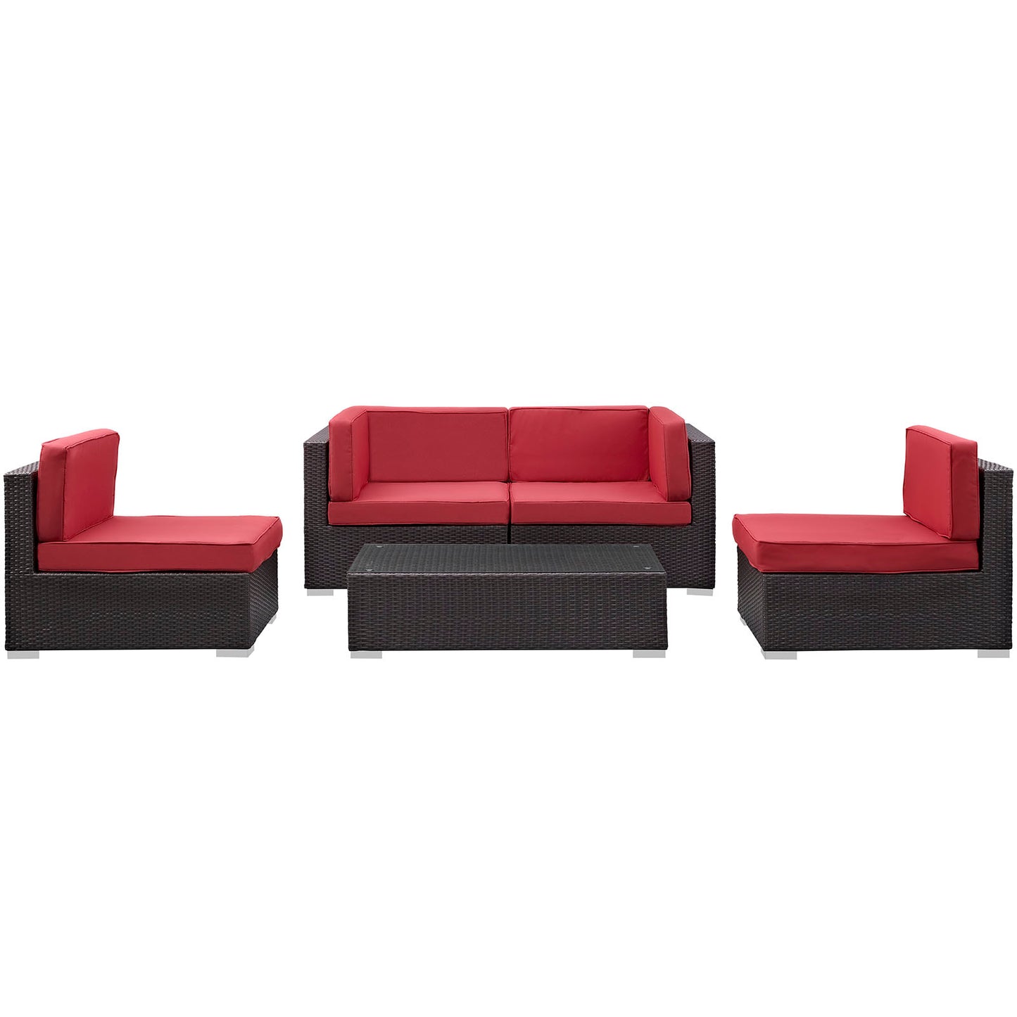 Camfora 5 Piece Outdoor Patio Sectional Set