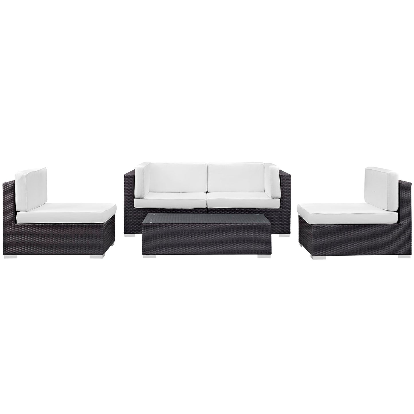 Camfora 5 Piece Outdoor Patio Sectional Set