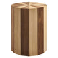 Twirl Two-Toned Wood Veneer Side Table