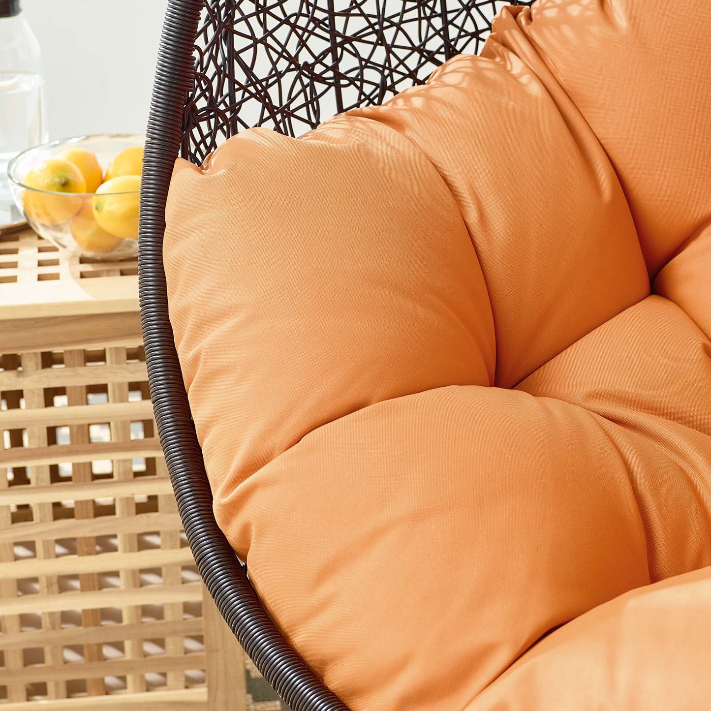 Chaise longue d'extérieur pour patio Encase Swing de Modway