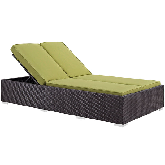 Chaise longue d'extérieur double Evince de Modway