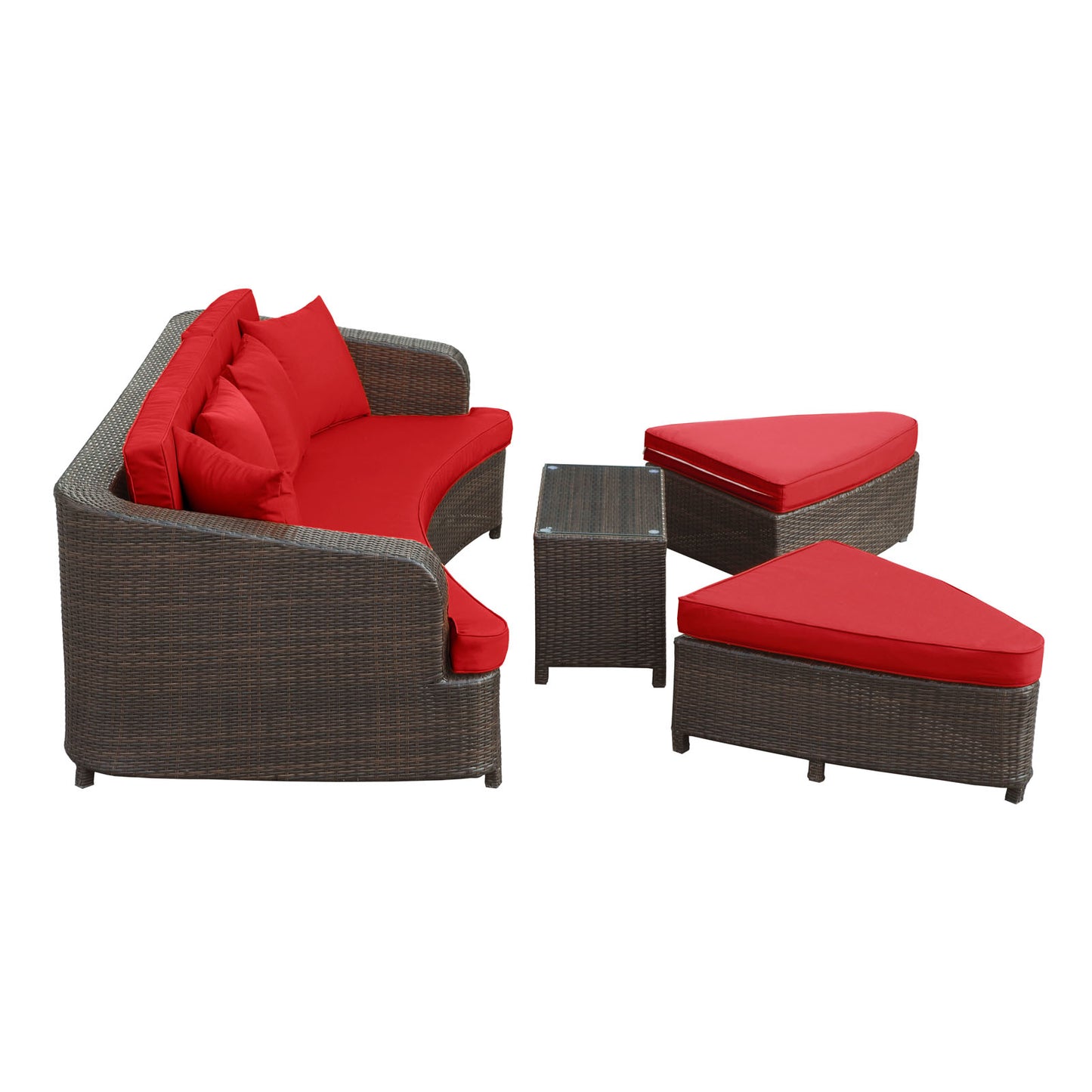 Monterey 4 Piece Outdoor Patio Sofa Set