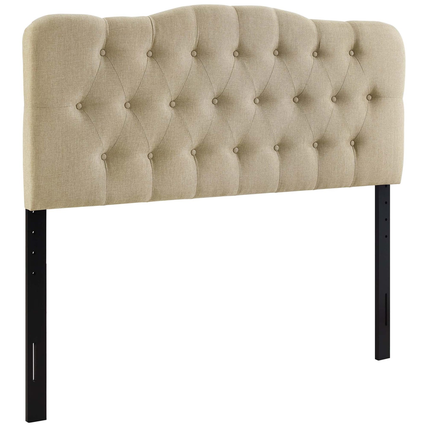 Annabel Upholstered Fabric Queen Headboard