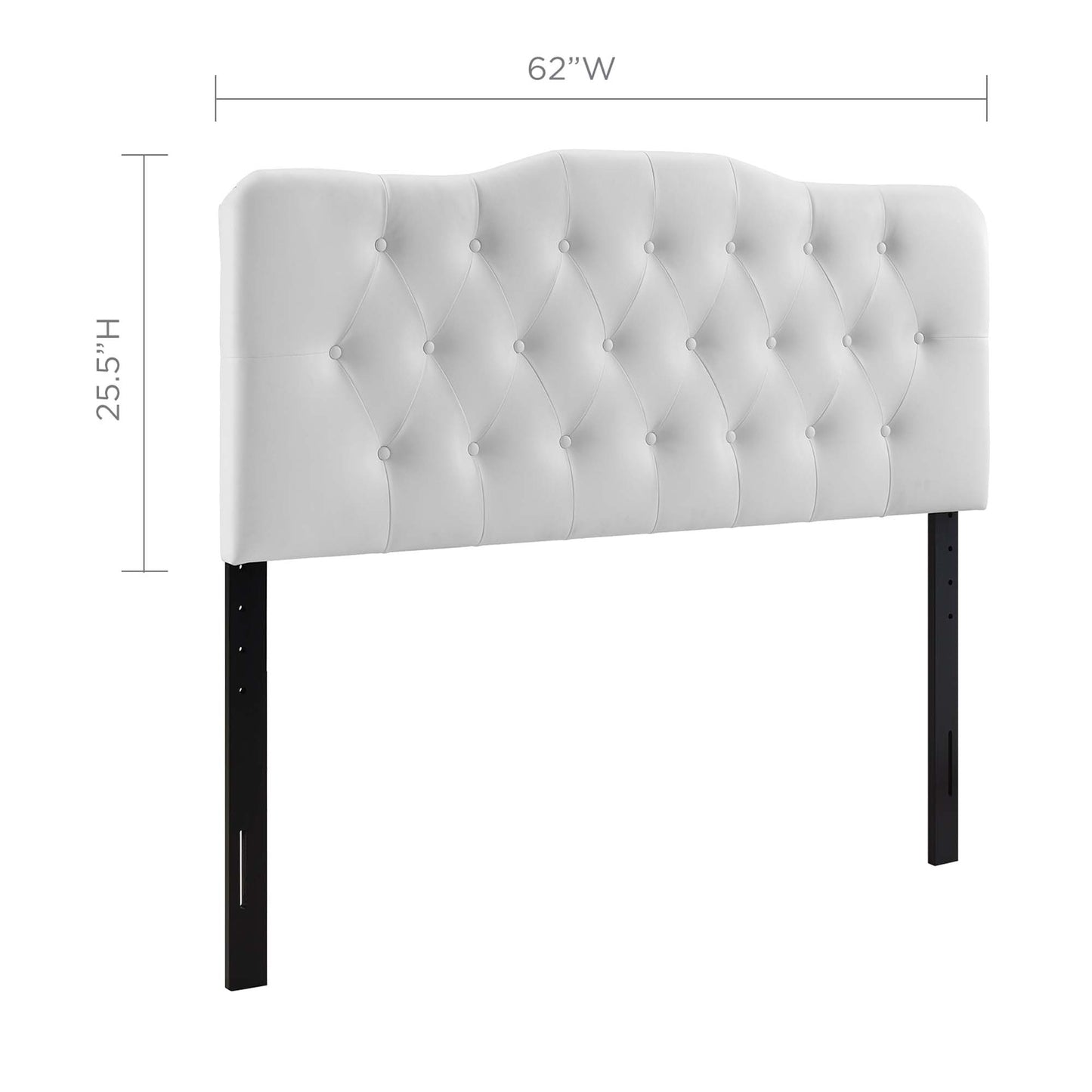 Annabel Upholstered Vinyl Queen Headboard