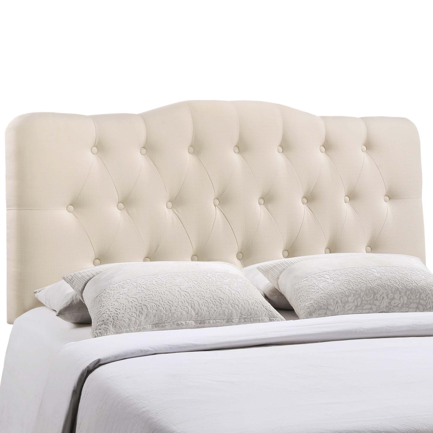 Annabel Upholstered Fabric Full Headboard