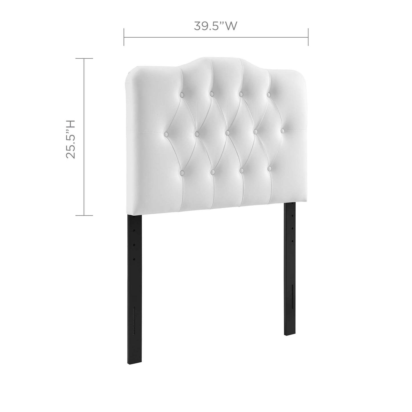 Annabel Upholstered Vinyl Twin Headboard