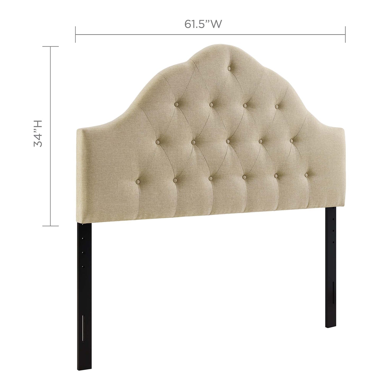 Sovereign Upholstered Fabric Queen Headboard