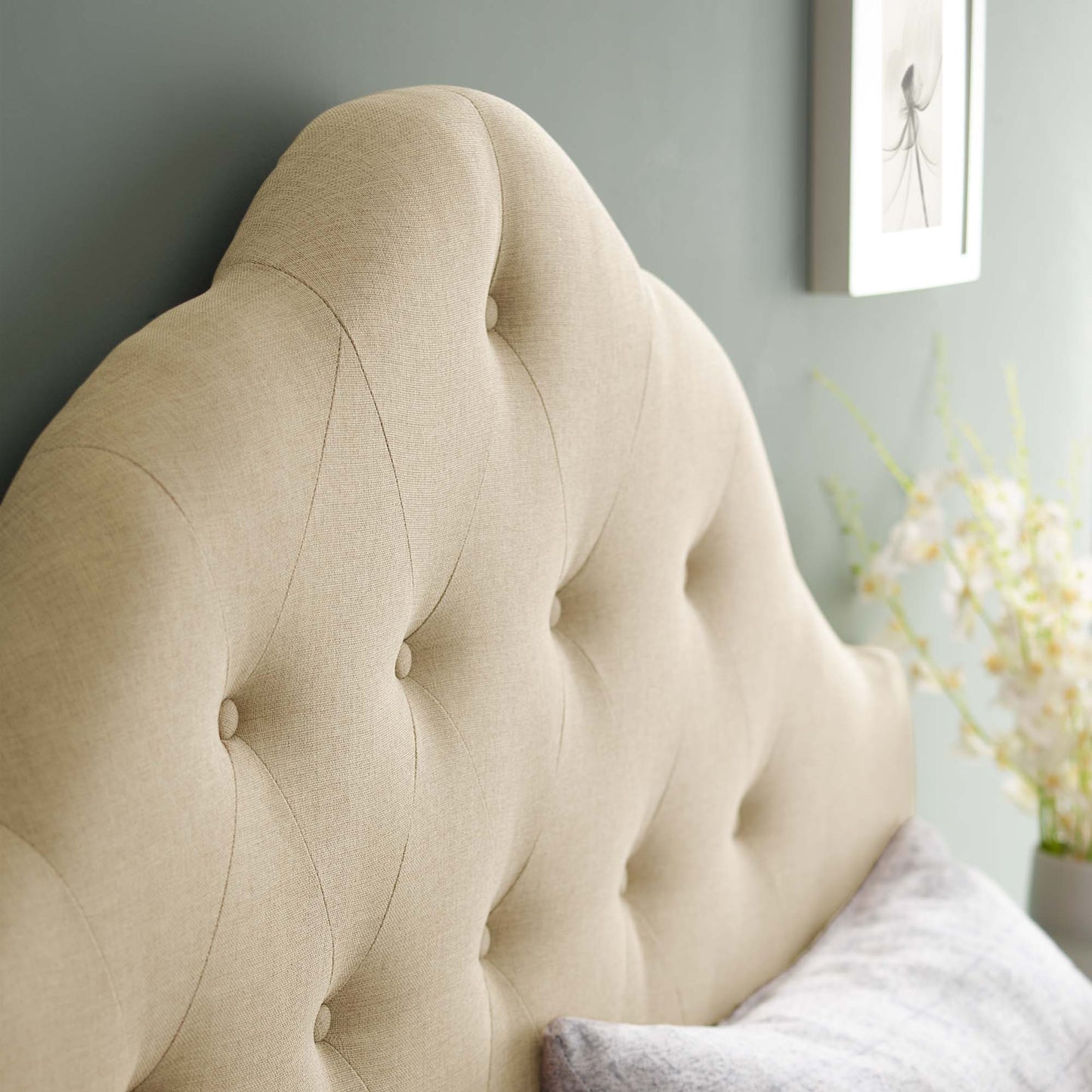 Sovereign Upholstered Fabric Queen Headboard