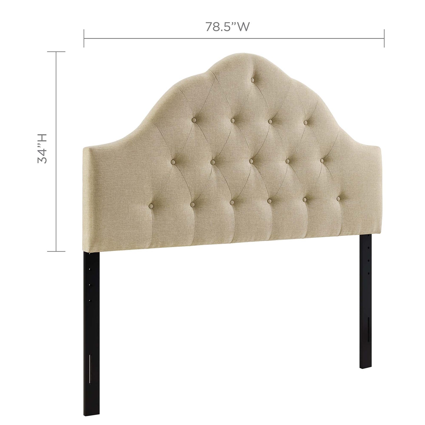 Sovereign Upholstered Fabric King Headboard