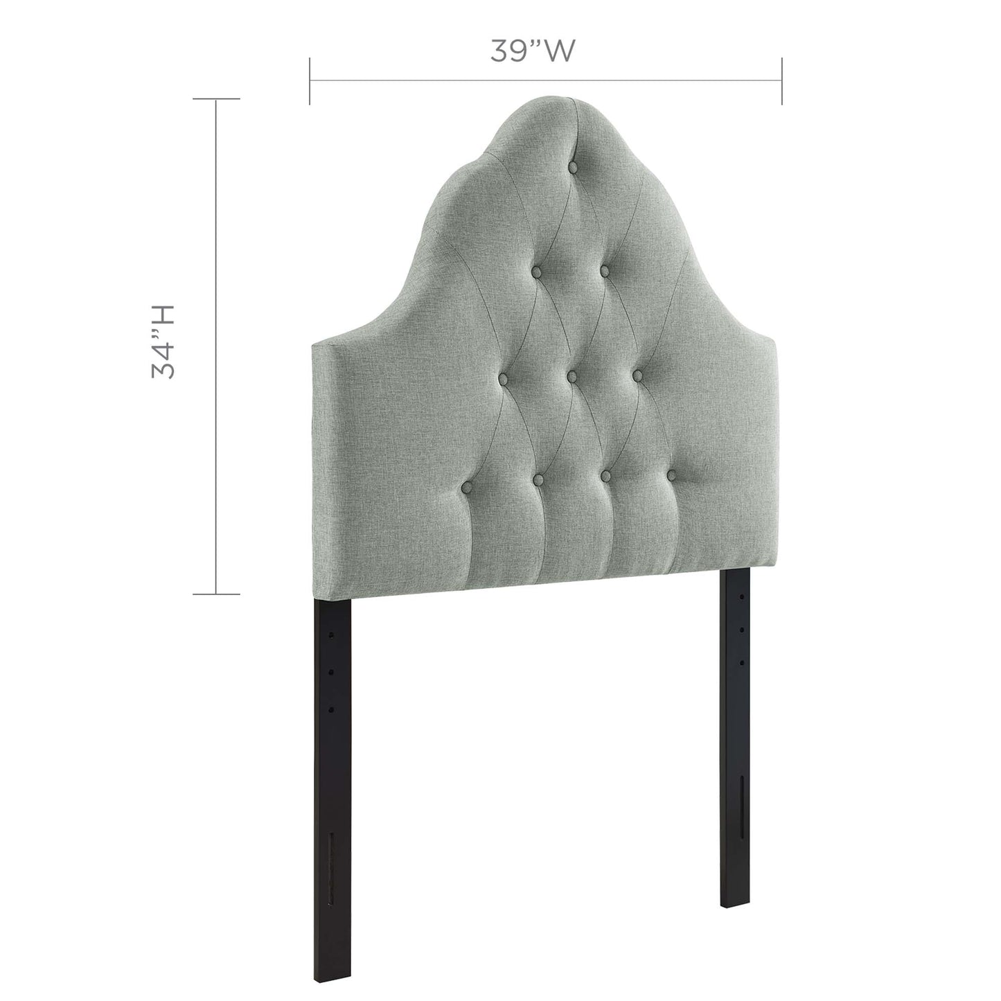 Sovereign Upholstered Fabric Twin Headboard