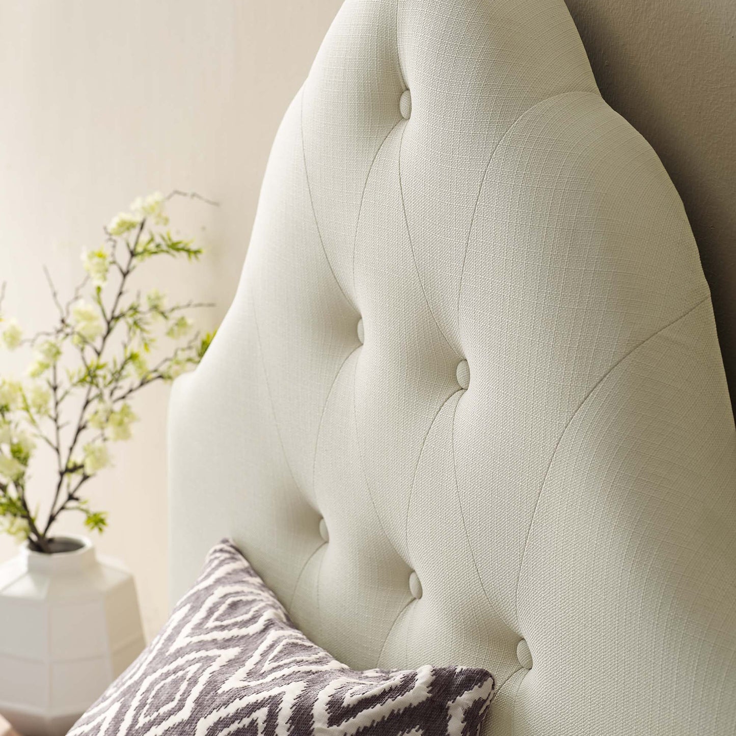 Sovereign Upholstered Fabric Twin Headboard