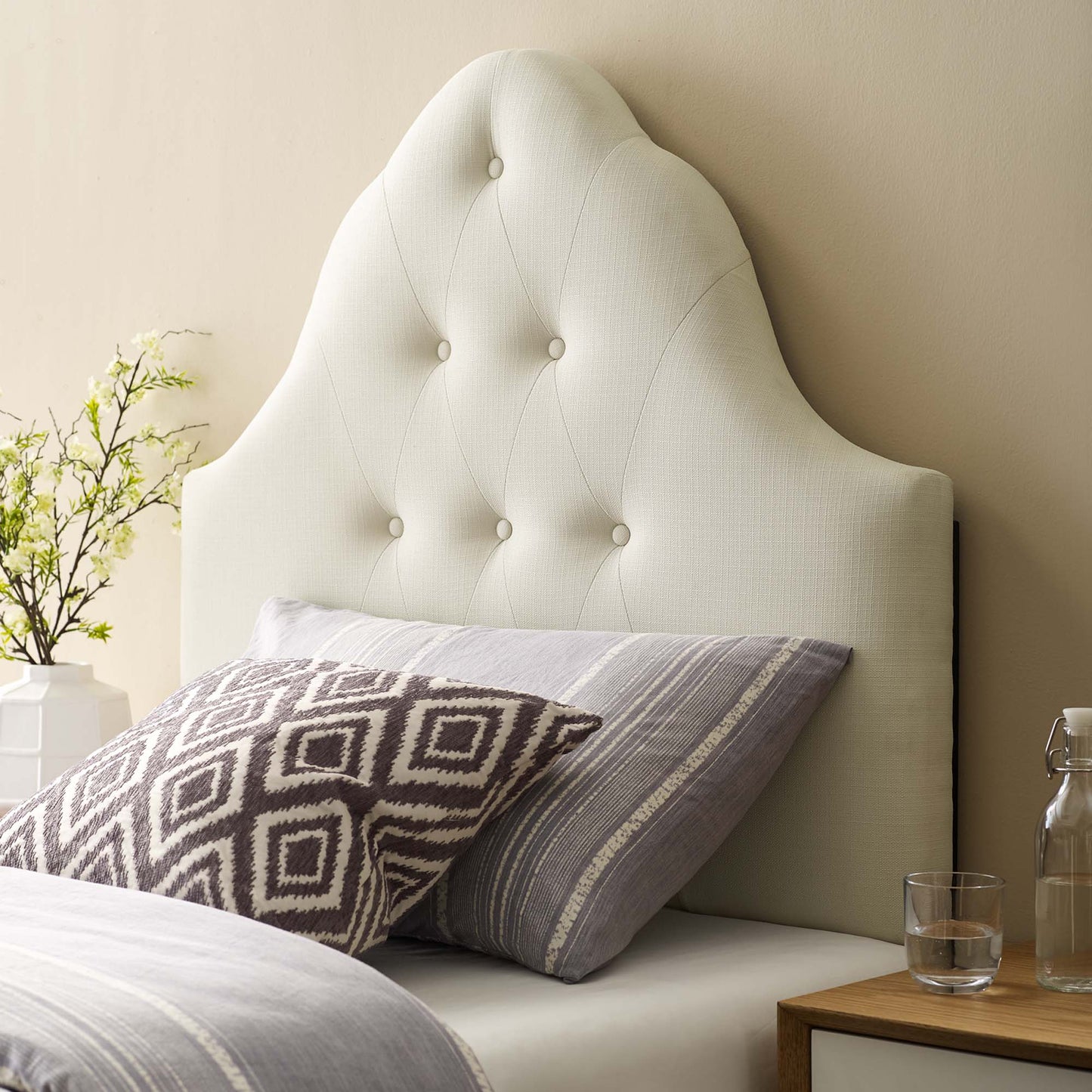 Sovereign Upholstered Fabric Twin Headboard