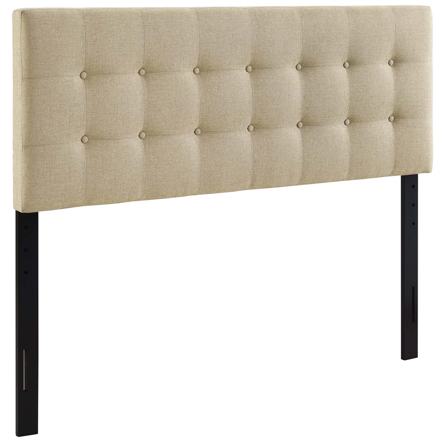 Emily Upholstered Fabric Queen Headboard