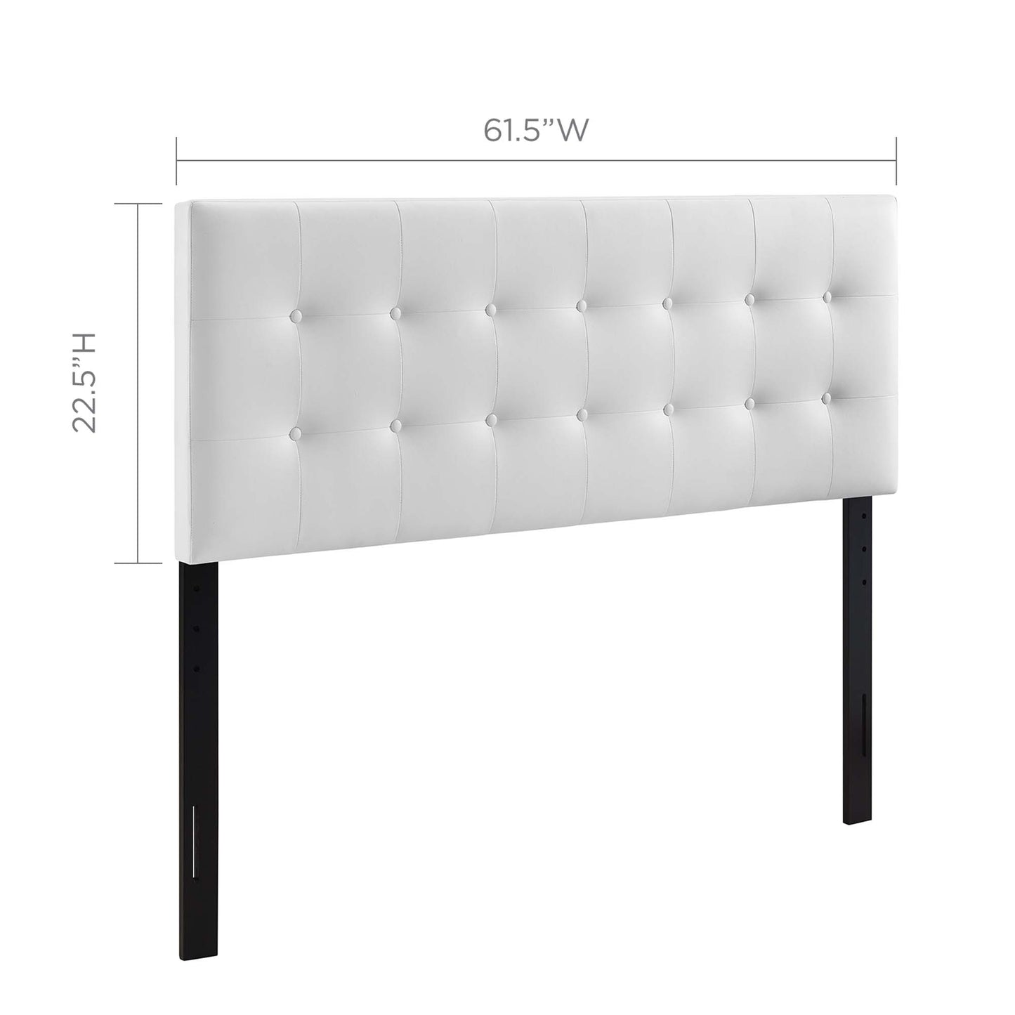 Emily Upholstered Vinyl Queen Headboard